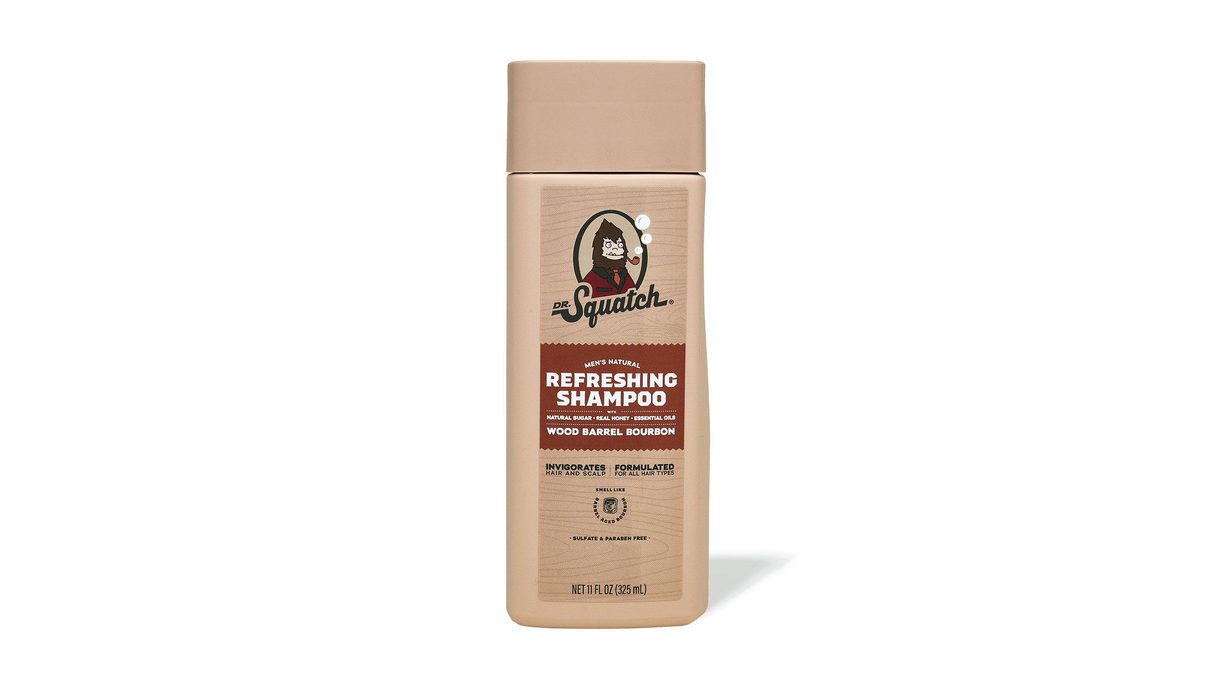 Wood Barrel Bourbon Shampoo - Wake Up and Wash Better