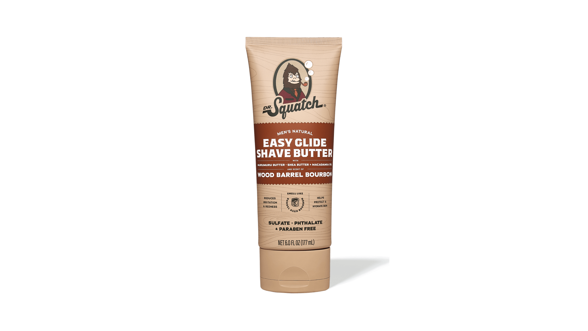 Easy Glide Shave Butter Wood Barrel Bourbon - Make Your Soap Work Harder