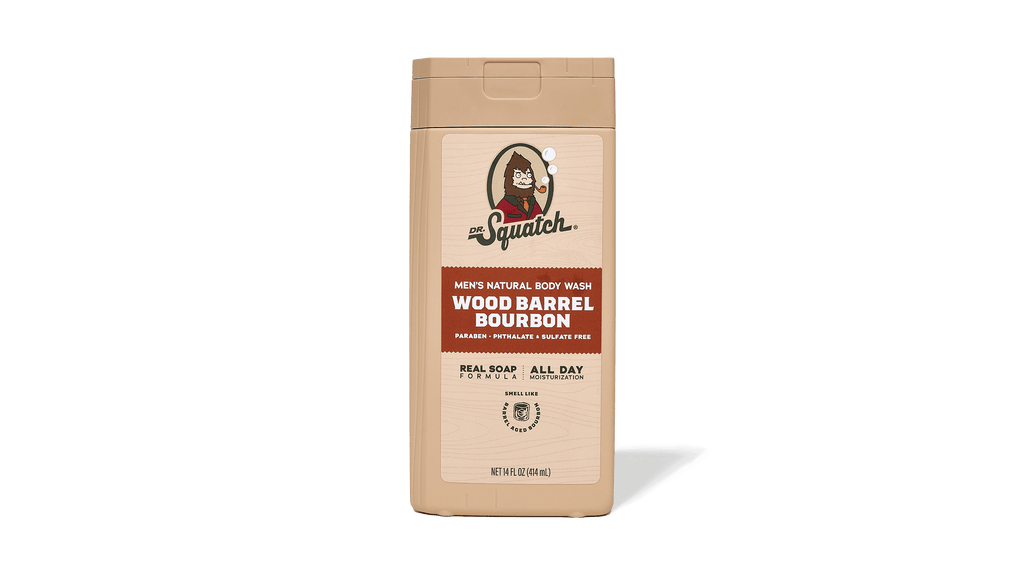 14 oz Wood Barrel Bourbon Body Wash - Go From Dirty to Fresh