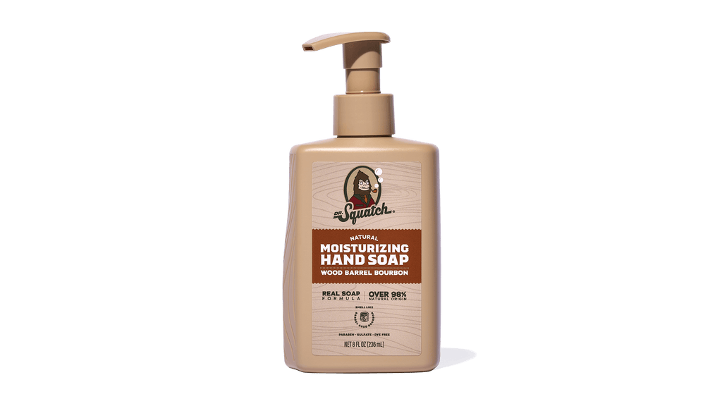 Wood Barrel Bourbon Hand Soap - Stop Using Boring Soap
