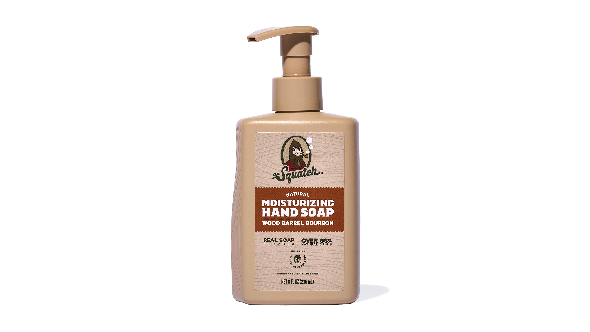 Wood Barrel Bourbon Hand Soap - Stop Using Boring Soap